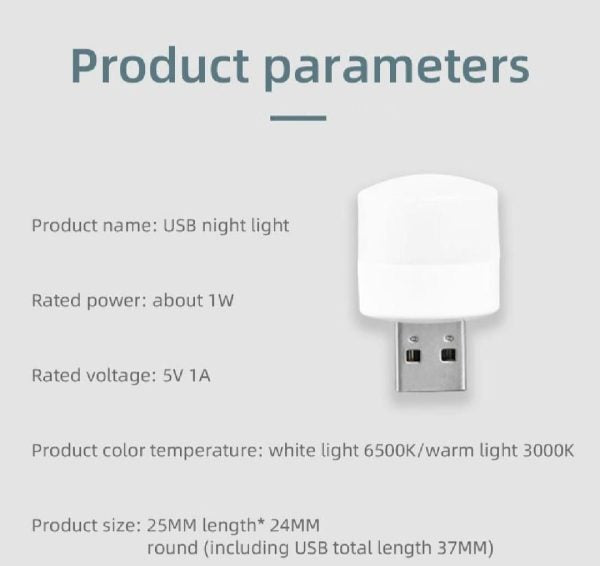 7 Pcs Mini USB LED Light Bulbs – Portable Plug-in Night Lamps for Laptop, Power Bank & USB Devices