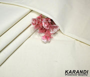 Men's Unstitched Karandi Plain Suit