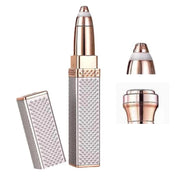 Rechargeable Hair Remover, Facial Hair Removal Electric Trimmer - High Quality Pocket Sized Facial Hair Removal Machine, Epilator For Upper Lips, Lipstick Shape Razor, Eyebrow Shaver, Hair Trimmer For Women - Smooth Skin Hair Remover